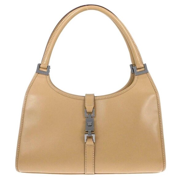 Gucci Handbags - Gucci Beige Jackie Handbag 002.1068 001998